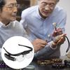 Reading Glasses Magnifying Glasses Different Times USB Powered with 2 Adjustable Brightness LED Light for Close Work Head Magnifier Glasses Jewelry