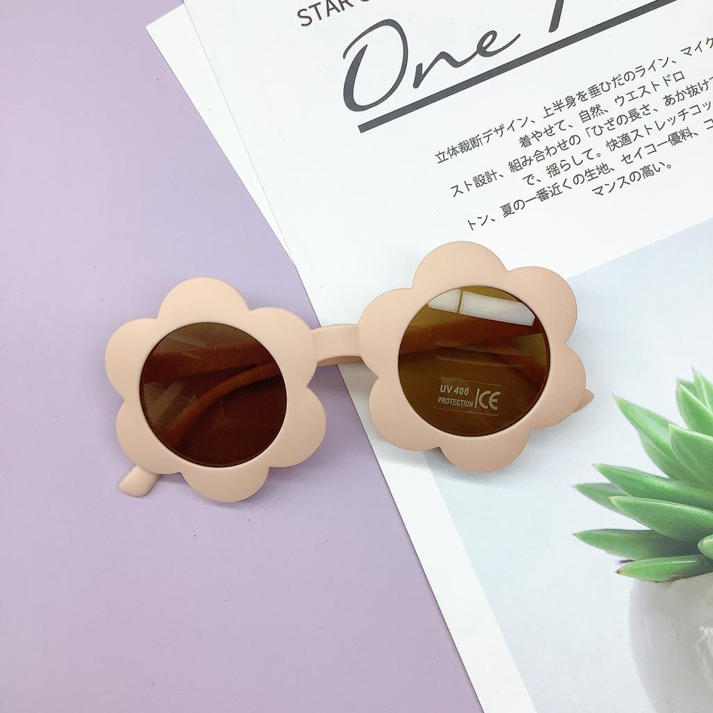 Children'S Sunglasses Fashionable And Cute Sunflower Sunglasses Baby Super Cute Children Anti-Ultraviolet Multi-Color Glasses