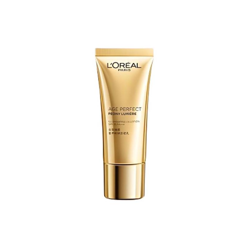 L'Oreal Paris Age Perfect Пион Сияние Солнцезащитный крем для лица против старения, Питательный УФ-защита Солнцезащитное молочко 30 мл