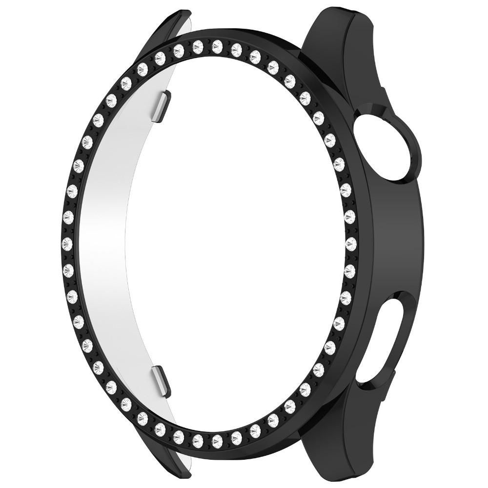 Блестящий чехол для Xiaomi Watch S5 Защитный чехол из поликарбоната с инкрустацией из блестящих бриллиантов бампер для Xiaomi Watch S5 Аксессуар (без стекла)