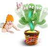 Dancing Cactus Toy - Who Dances and Repeats - 120 Songs - Green - For Children from 3 Years Green