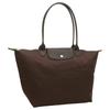 Longchamp Le Pliage Green серебристая фурнитура сумка-пельмень нейлон портативная сумка через плечо женская цвет мокка 1899919002
