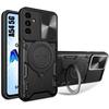 Protective Case - BOOLING - for Samsung Galaxy A54 5G - Shockproof - Magnetic Stand - Sliding Camera
