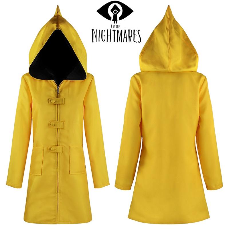 Little Nightmares 2 Шесть Косплей Плащ-дождевик с капюшоном Для детей и взрослых Идеально подходит для Хэллоуина