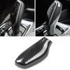 Carbon Fiber Texture Gear Shift Knob Trim Cover Gear Knob Cover Head Trim For BMW 5/6/7 Series G30 G31G11 G12 LH Model