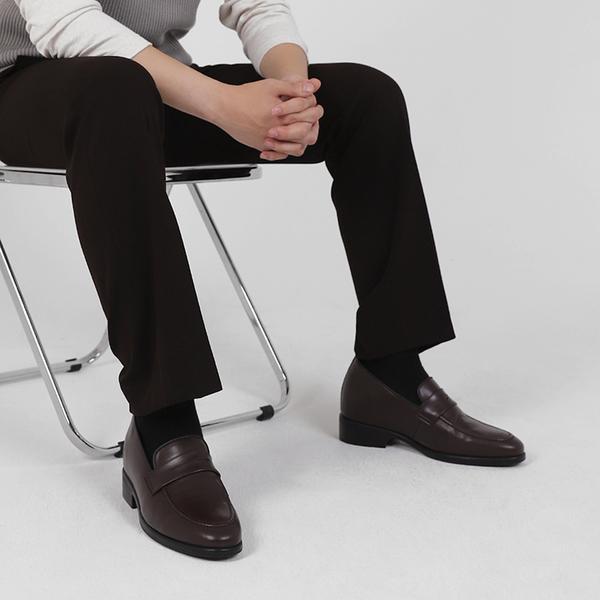 Pascologen MS2104-BR Пенни-лоферы Bronx с U-образным вырезом коричневые [250~280мм]-MS2104-BR