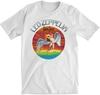Оригинальная футболка LED ZEPPELIN Swan Song Sunset S M L XL 2XL НОВАЯ