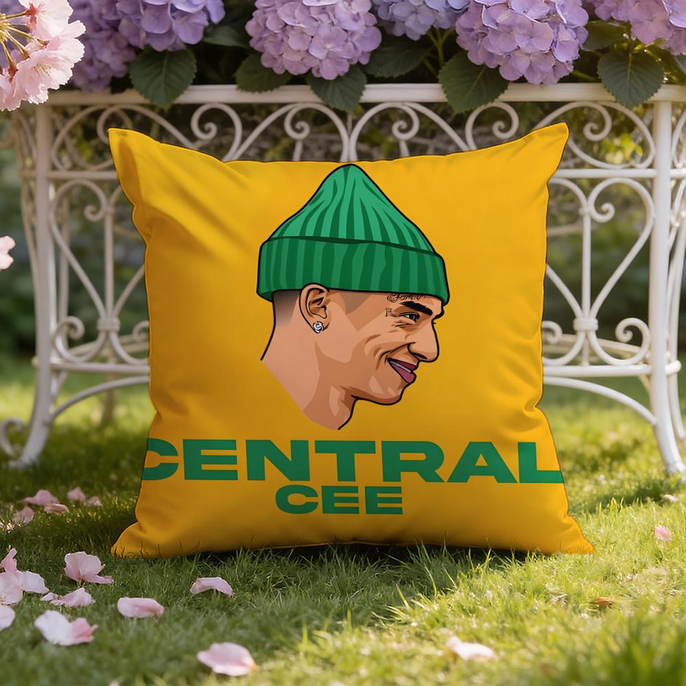 RAP C-Central Cee Подушка-чехол Cover для дома и автомобиля, двойного назначения: Двусторонняя конструкция для максимального комфорта