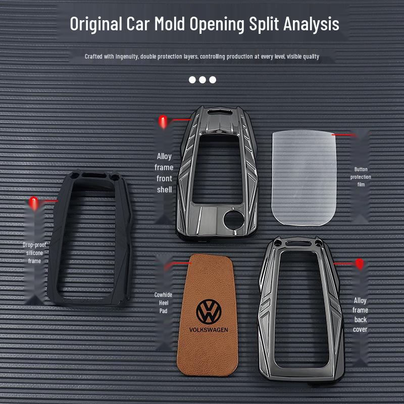 Защитный чехол для ключа для моделей Volkswagen Tharu, Polo и Touran 2025 года