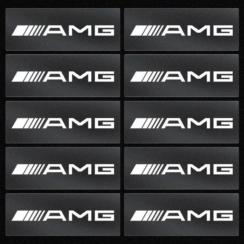 DNBF1 1/2/5/10pcs Car Sticker Steering Wheel Interior Sticker For Mercedes Benz AMG W204 W203 W205 W211 W212 W213 W201 W210 W124