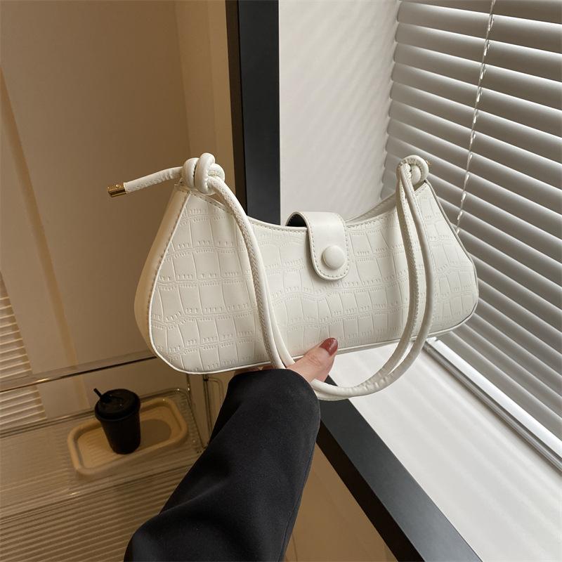 Модная простая сумка через плечо весна-лето, новая повседневная популярная женская сумка через плечо в корейском стиле, текстурированная сумка-мессенджер