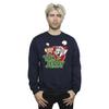 Tom And Jerry Mens Christmas Hat Logo Sweatshirt