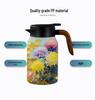 Чайник Мюллера 2024: Нержавеющая сталь 316, Термоизолированный, Чайник большой емкости с разделением для чая и воды