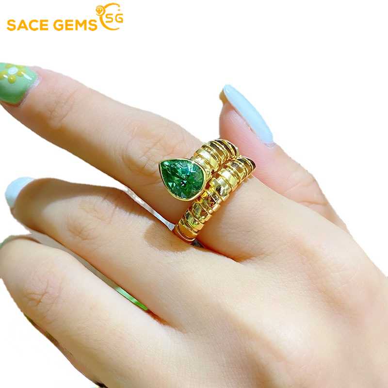 Sace Gems Классическое кольцо из медного сплава с цирконом, женские ювелирные изделия, свадебный подарок для вечеринки