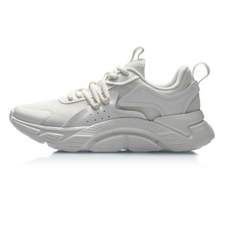 Li Ning Нескользящие Легкие Низкие Беговые Кроссовки Женские Белые ARHQ116-2