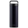 Iris Ohyama Fulme Water Bottle Tumbler Mug Bottle Stainless Steel 480ml Glossy Navy with Lid Handle Handle Vacuum Insulated Drinking Spout Outdoor