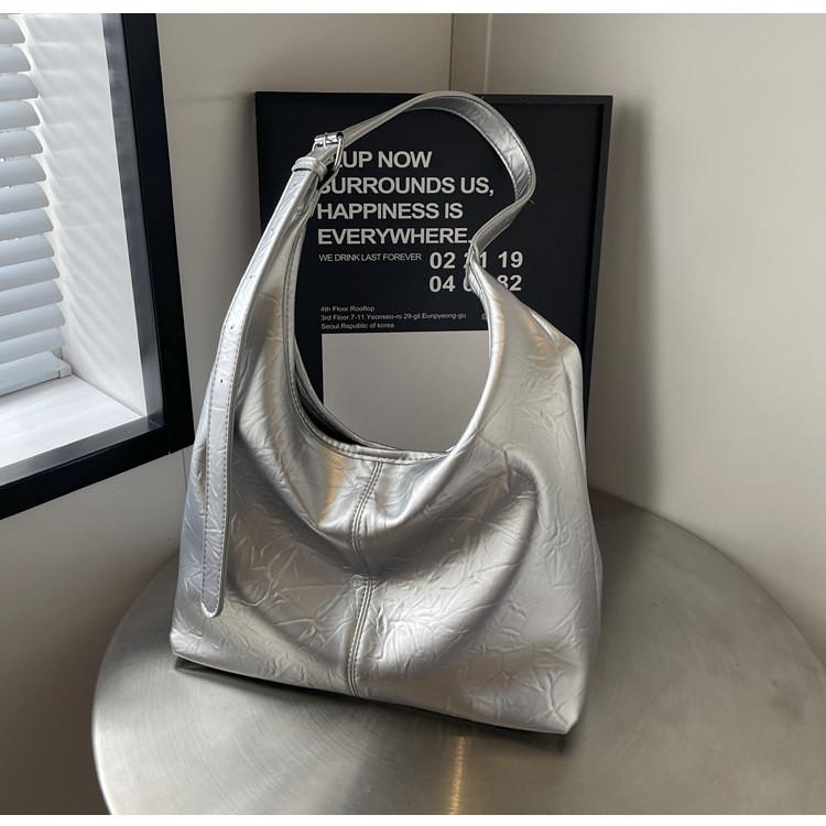 Ielgy Korean Version Trendy Fashion Large-Capacity Tote Bag Simple Casual One-Shoulder Child-Mo