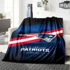 1pc Blanket - Patriot Logo Print Design,Lightweight Blanket for Sofa,Bed- Soft &Warm,Gift for All Seasons