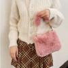 New Fashion Women Handbags Winter Furry Ladies Soft Plush Clutch Purse Shoulder Bags Fashion Female Crossbody Messenger Bag