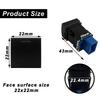 12V Green White LED Backlit Push Button Switch Power Horn Fixed Momentary Type For Toyota Prado 150 Series Corola Camry RAV4