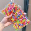 10Pcs Cute Colorful Flower Small Hair Claws Lovely Hair Decorate Claw Clips Kids Sweet Cartoon Hair Accessories Headwear Gift