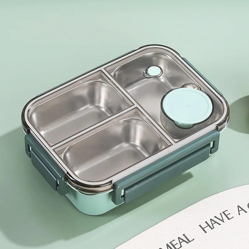 850ml Portable Lunch Boxes for Children Adults Thermo Soup Bento Box Stainless Steel Insulated Heating Food Storage Container