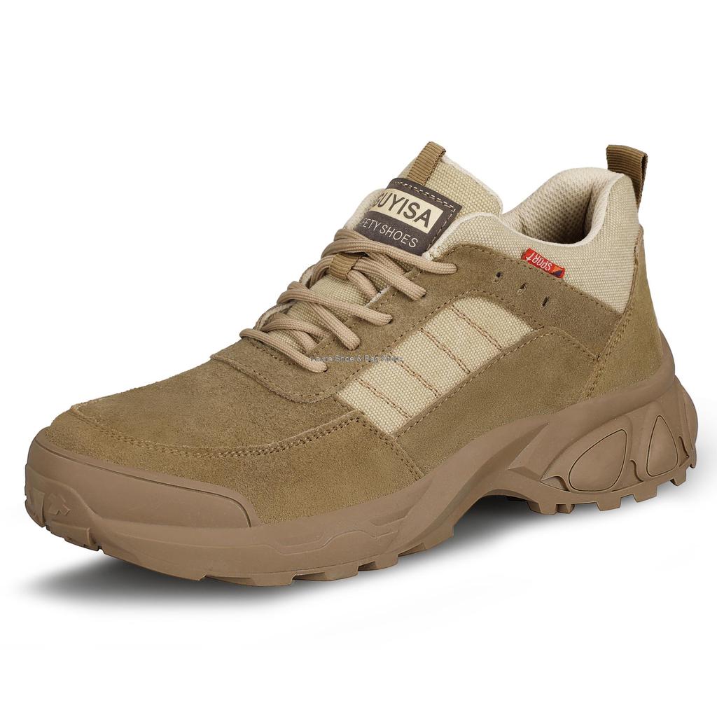 Fashion Construction Men Safety Shoes With Steel Toe Work Boots Man Anti-Slip Indestructible Work Shoes Male Anti-Puncture Safety Boots