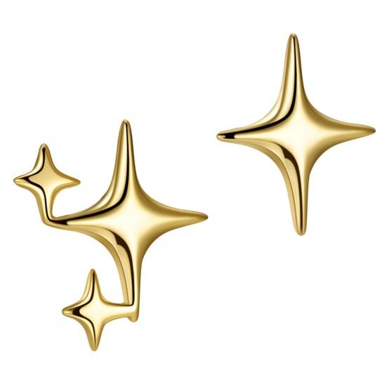 1 пара серег-пусетов со звездами, крутой стиль, однотонные серьги, маленькие легкие, антикоррозийные, антиаллергенные, блестящие, цветные, ежедневные серьги, подарок на праздник