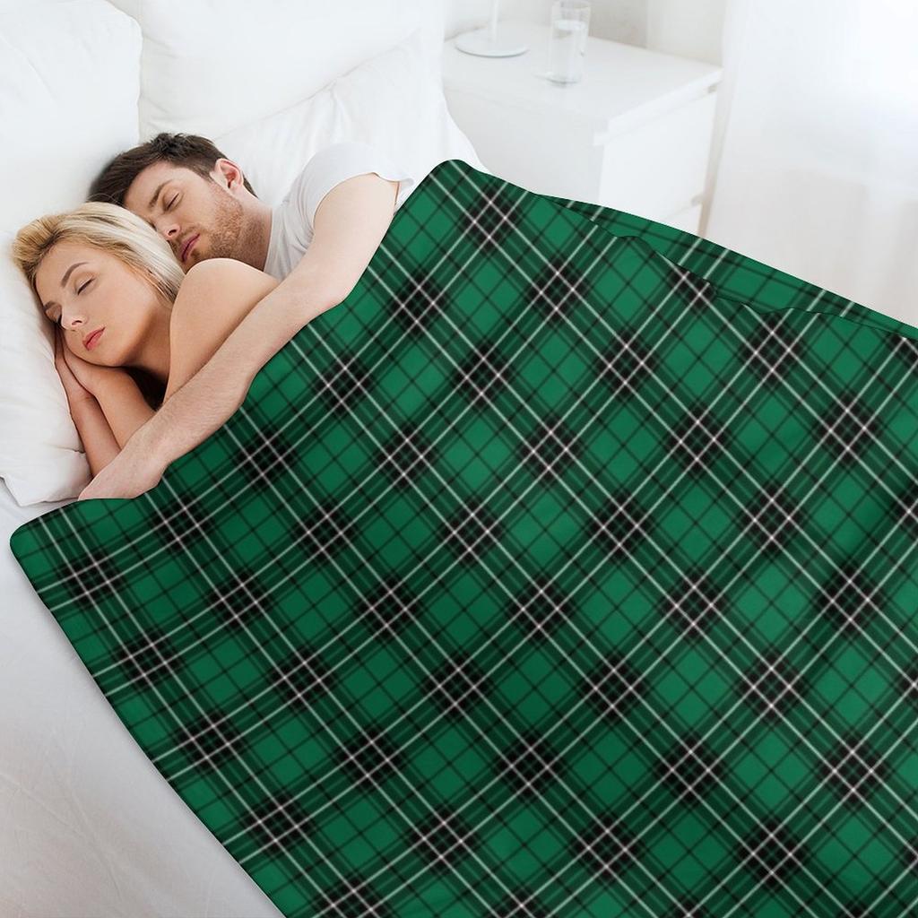 Clan MacLean Hunting Tartan Throw Blanket Luxury Thicken Hairys Fashion Sofas Nap Blankets