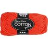 Ball of Cotton Yarn - 50 G - Red - 100% Cotton