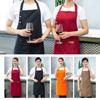 Cooking Baking Kitchen Accessory For Woman Men Chef Waiter Cafe Shop BBQ Hairdresser Canvas Kitchen Apron With Pocket