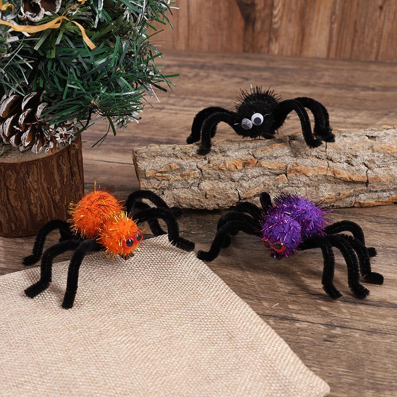 Halloween Spider Hairpin Ghost Festival Children's Party Decoration Props Funny Spider Clips Headwear