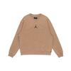 Embroidered Logo Sport Knit Pullover Crewneck Sweatshirt Men Tops Camel DO2308-256