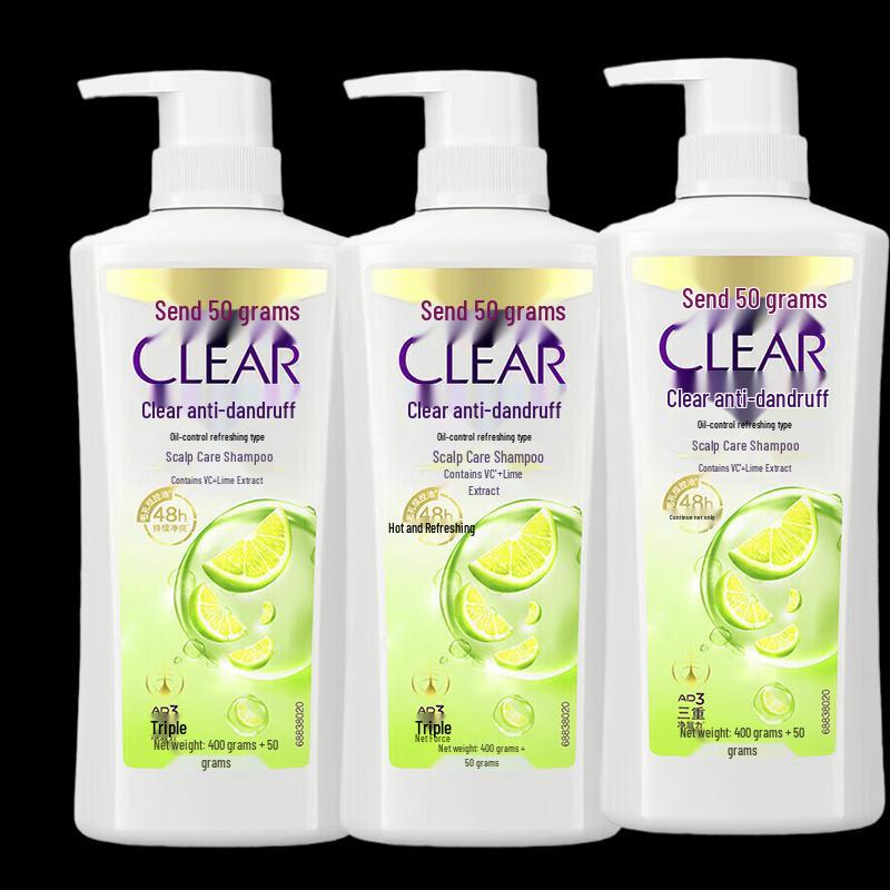Clear Anti-Dandruff Oil Control Refreshing Scalp Care Shampoo