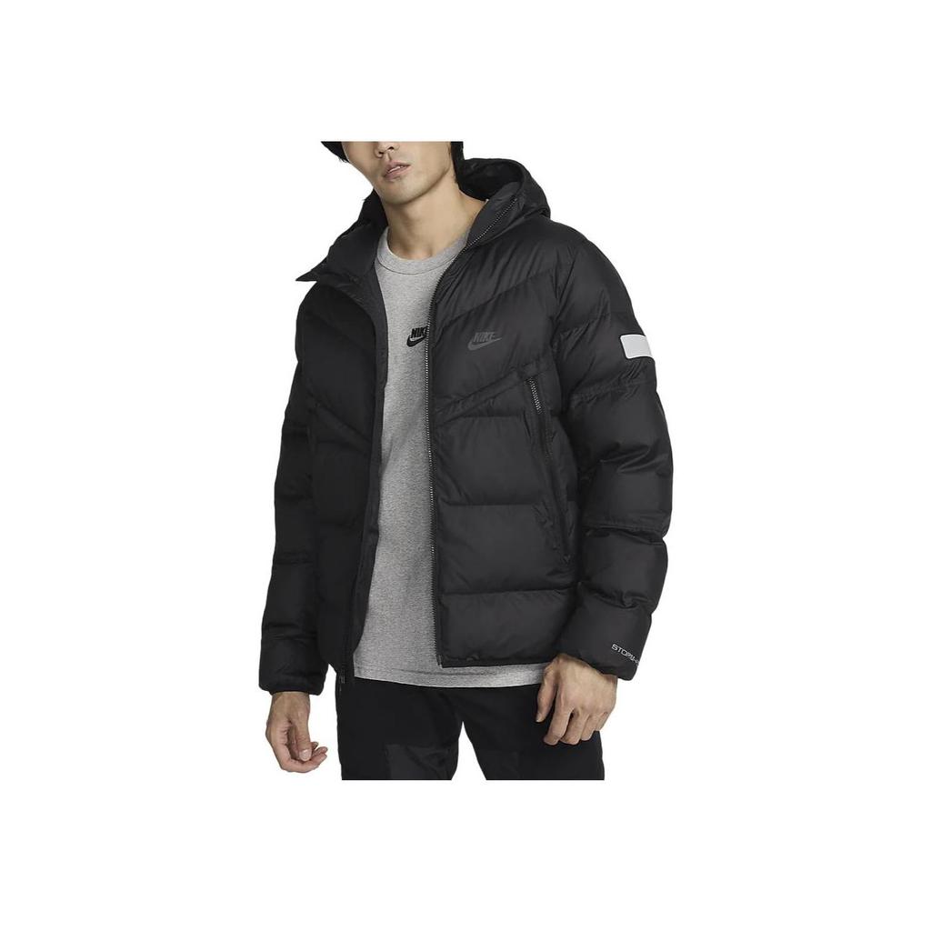 Nike Спортивная одежда Primaloft Air Max Series Windrunner Logo Print Warm Jacket Men Jackets Black HF6603-010