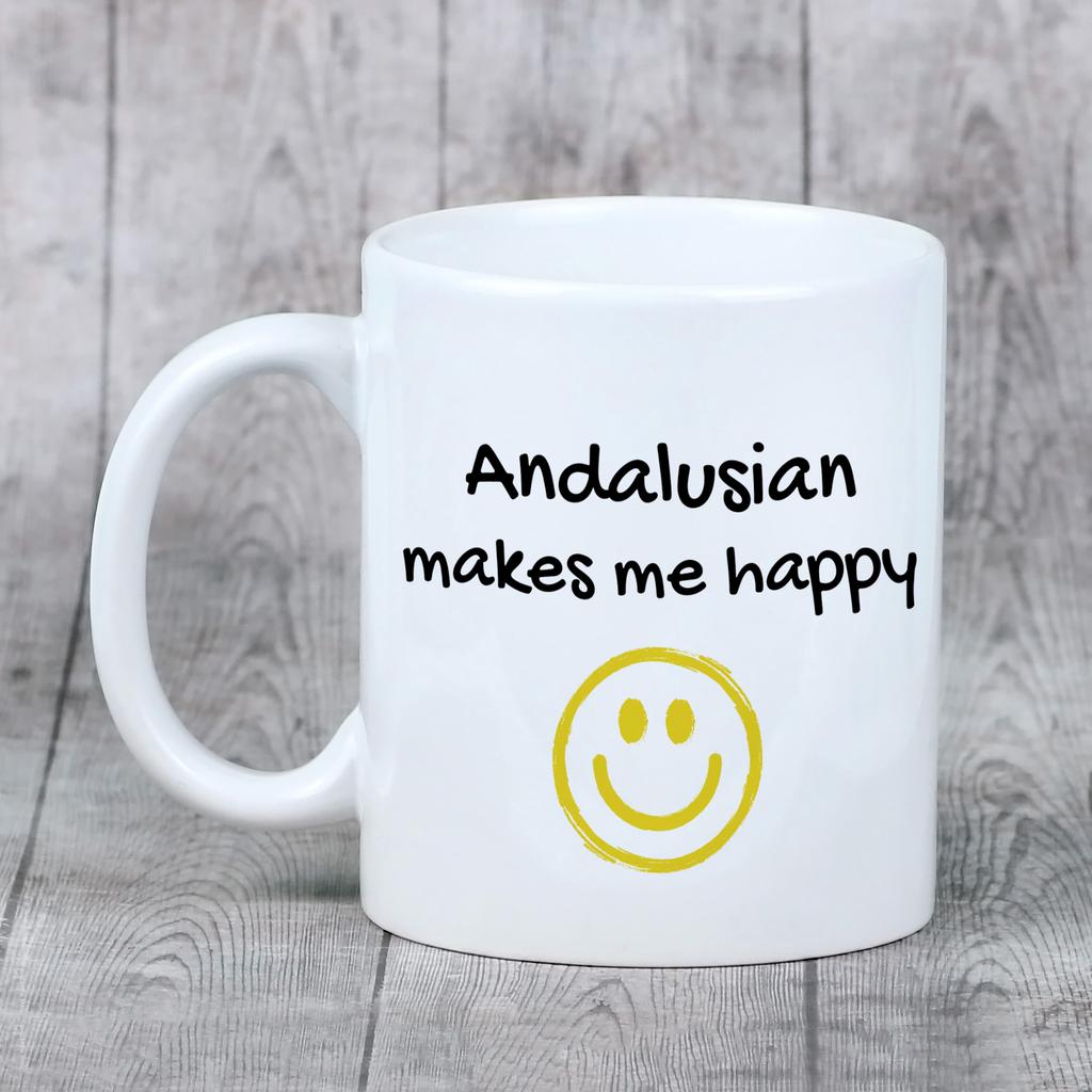 Andalusian – Cup with a horse, a cheerful cup for a dog lover | Art-Dog