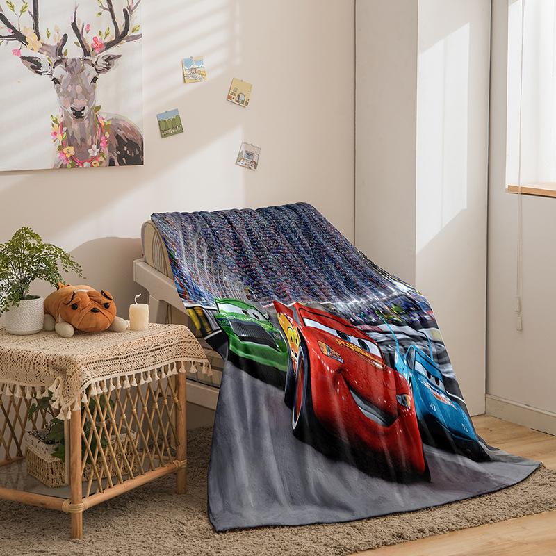 Серия Машины Двусторонний Фланелевый Плед Плед с 3D Цифровой Печатью