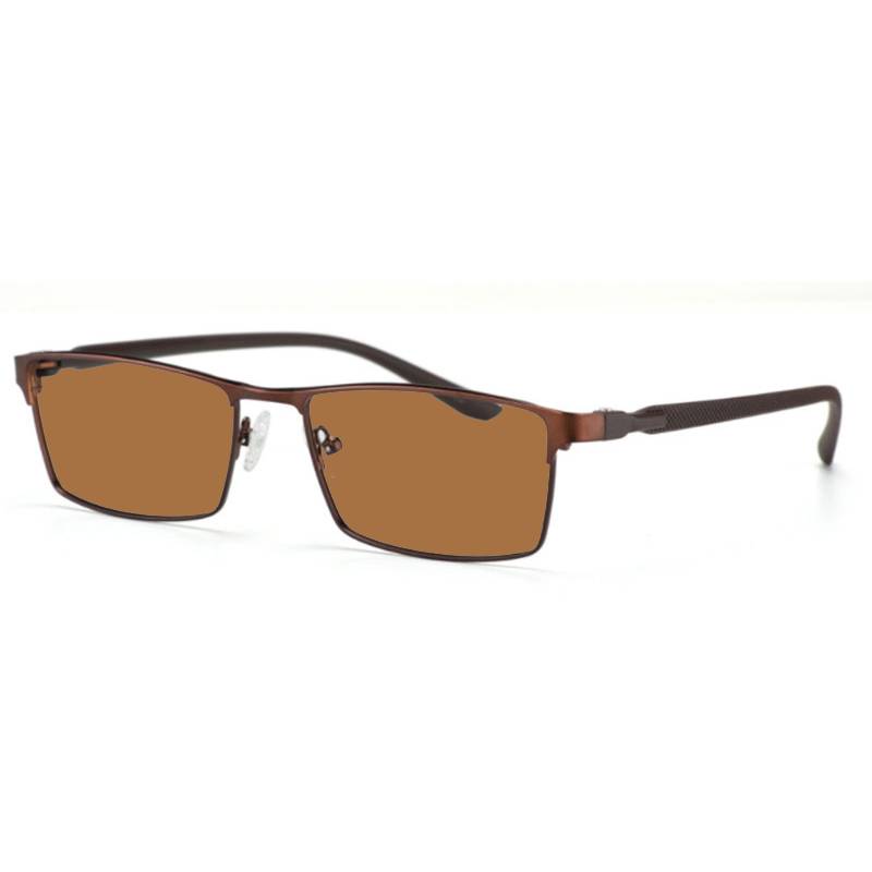 Фотохромизм Готовые Очки для Близорукости Миопии Полностью Металлические Оправы Линзы с Диоптриями Очки -1 -1.5 -2 -2.5 -3 -4 До -6