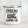 Camping Car Enamel Mug Adventure Together Cup Gift Idea for Camper Van Picnic Metal Insulating Outside Outdoor Festival Travel