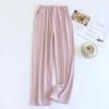 2025 Japanese New Autumn/Winter Couple Sleeper Pants, Men's and Women's Striped Home Sleeper Pants, Velvet Loose Large Pants