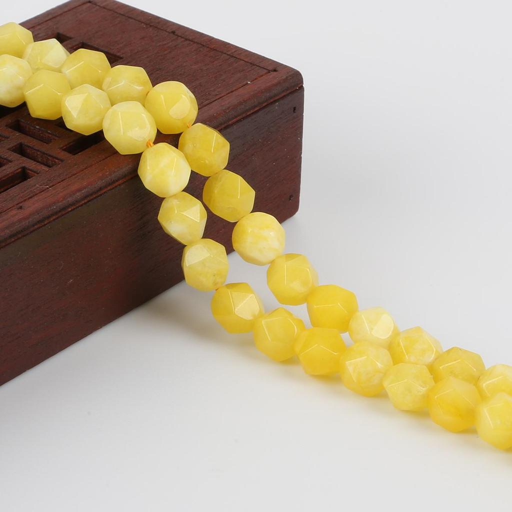 Граненый натуральный камень, острые 8 мм, свободные бусины, ожерелье, браслет, аксессуар для изготовления ювелирных изделий