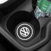 2026 Hot Valve Stems Caps 2Pcs Silicone Coaster Car Water Cup Pad Anti-slip Mat Auto Interior For Volkswagen VW Eos Caddy Scirocco Beetl
