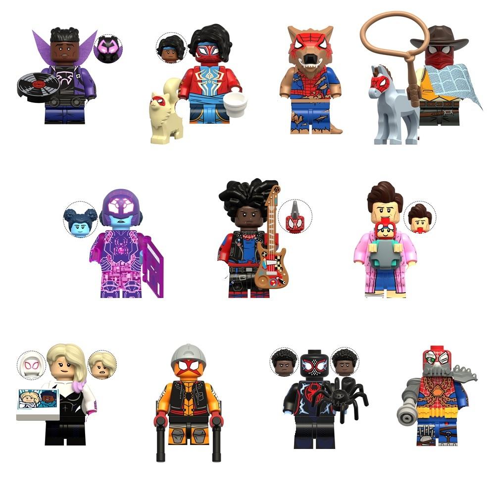 Новый набор строительных блоков Человек-паук 4 от Marvel, набор строительных блоков с персонажами супергероев Marvel, детская сборная игрушка