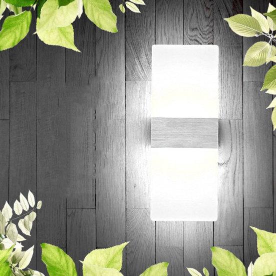 LED Wall Light Modern 3W Rectangular Acrylic LED Wall Sconces Light Bedside Decoration Lamp