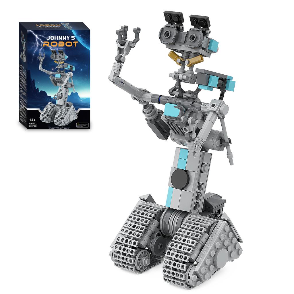 Новинка в Игрушках Робот Джонни 5 Классический Фильм Короткий Замыкание Фигурки Робот Модель Строительный Набор Декор Набор Строительных Кубиков Коробка