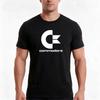 Commodore Logo Tshirt Summer Casual Cotton Tee Oversized Streetwear Tops Vintage Graphic Print Loose Fit Short Sleeve