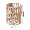 Bohemian Style Pendant Lamp Shade 13*15cm Rattan Lampshade Fashion Hanging Lamp Shade