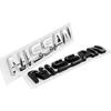 CHHUPY1 ABS Plastic Car Trunk Rear Logo Stickers Letter Decals For Nissan X-trail Qashqai Rogue Sport RogueAltima Versa Juke Leaf