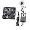 120mm USB Powered PC Router Fans With Speed Controller High Airflow Cooling Fan For Router Modem Receiver, Farm Cooling Fan