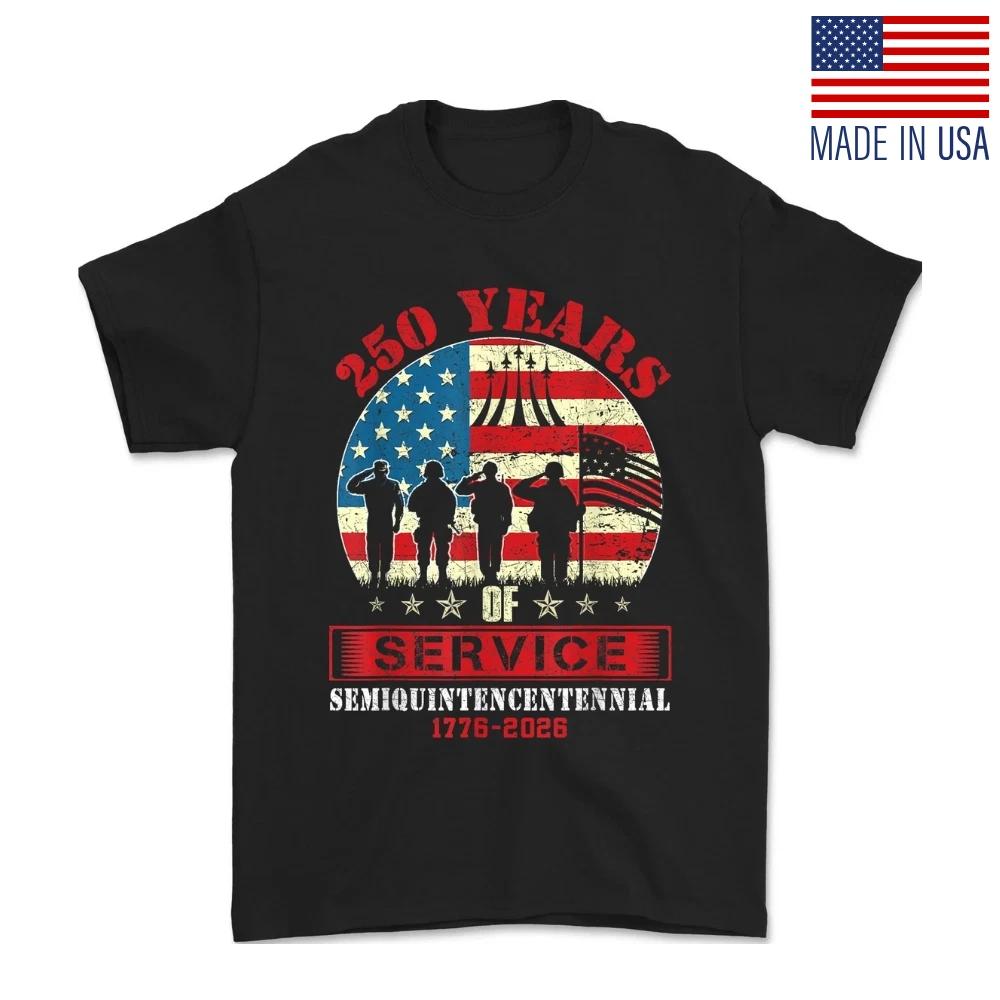 250 Years America Anniversary 250th Independence Day US Flag Unisex T-Shirt Gift